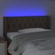 vidaXL Κεφαλάρι κρεβατιού με LED, ταουπέ, 103x16x78/88 εκ., υφασμάτινο