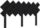 vidaXL Κεφαλάρι κρεβατιού σε μαύρο χρώμα 141x3x80,5 cm από ελαφρύ ξύλο πεύκου