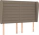 vidaXL Zaglowek uszak, taupe, 147x23x118/128 cm, tkanina