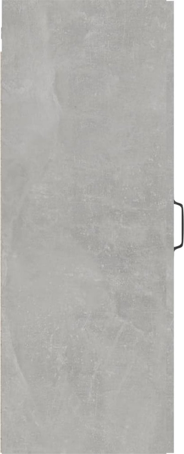 vidaXL Szafka wiszaca, szarosc betonu, 34,5x34x90 cm