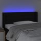 vidaXL Zagloszek do lozka z LED czarny 103x16x78/88 cm tkanina