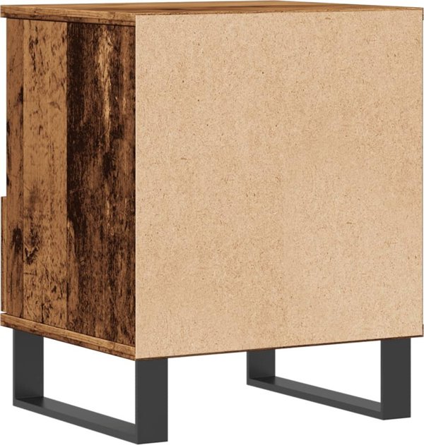 vidaXL Κομοδίνο από Παλιό Ξύλο, 40x35x50 εκ., σύνθετο ξύλο