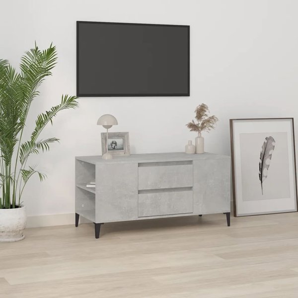 vidaXL Έπιπλο Τηλεόρασης Άνθρακα Γκρι 102x44,5x50 cm