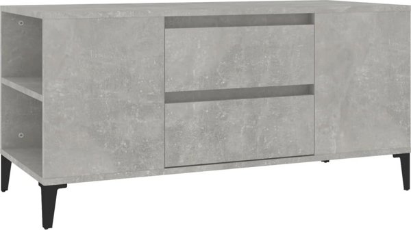 vidaXL Έπιπλο Τηλεόρασης Άνθρακα Γκρι 102x44,5x50 cm