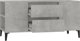 vidaXL Έπιπλο Τηλεόρασης Άνθρακα Γκρι 102x44,5x50 cm