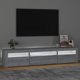 vidaXL Έπιπλο TV με LED φωτισμό, γκρι δρυς Sonoma, 195x35x40 εκ