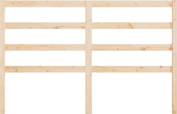 vidaXL Κεφαλάρι κρεβατιού, 141x4x100 cm, μασίφ πεύκο
