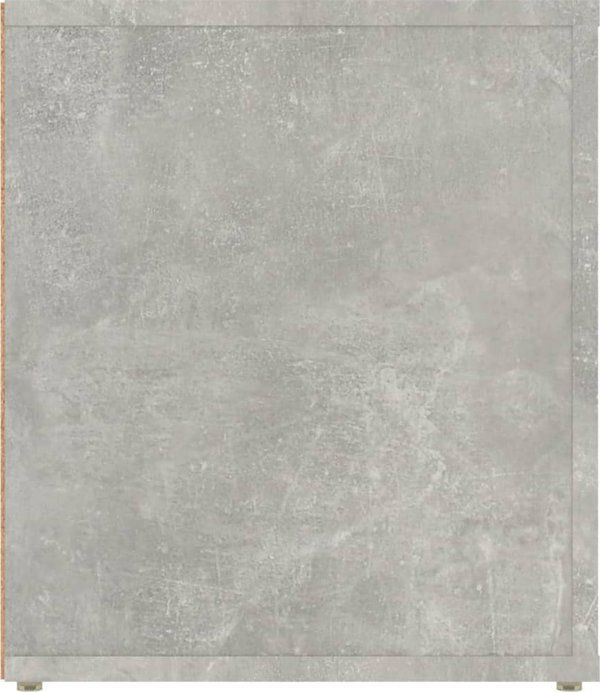 vidaXL Έπιπλο τηλεόρασης, γκρι σκυροδέματος, 100x35x40 cm