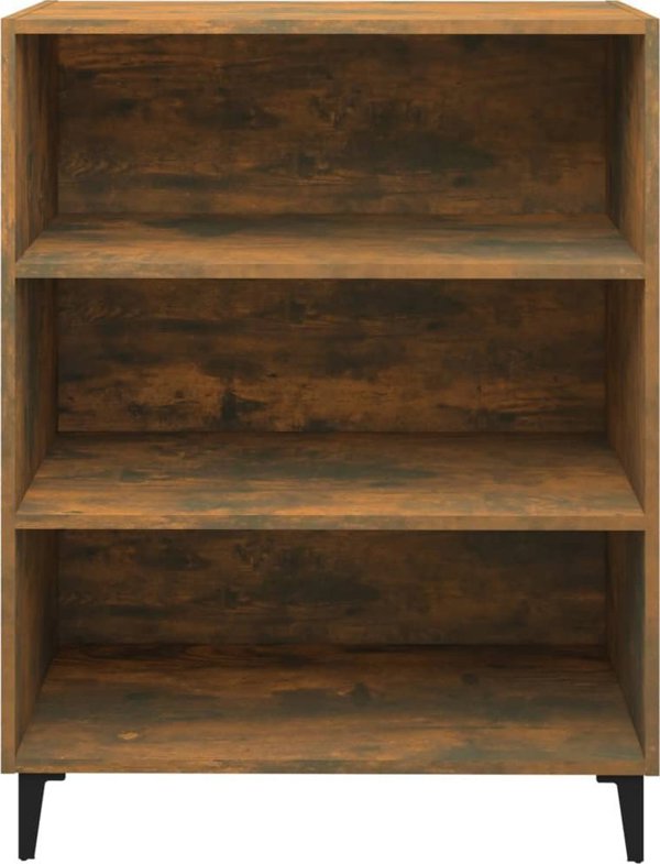 vidaXL Ντουλάπι, καπνισμένη δρυς, 69,5x32,5x90 cm