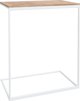 vidaXL Stolik boczny λευκός 55x35x66 cm από συνθετικό ξύλο