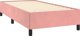 vidaXL Κρεβατοκάμαρα, ροζ, 90x190 cm, βελούδινη