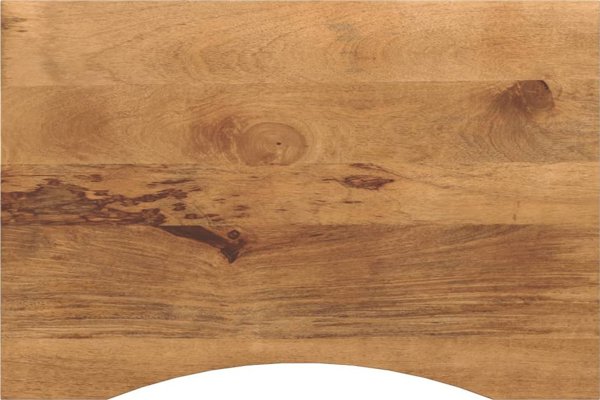 vidaXL Επιφάνεια γραφείου με κοπή, 80x60x2,5 εκ, ωμό ξύλο μάνγκο