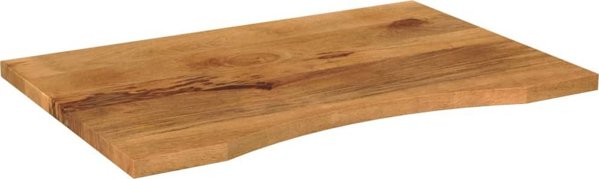 vidaXL Επιφάνεια γραφείου με κοπή, 80x60x2,5 εκ, ωμό ξύλο μάνγκο