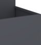 vidaXL Γλάστρα Κήπου Ανθρακί Πλαστική 100x100x60 εκ.