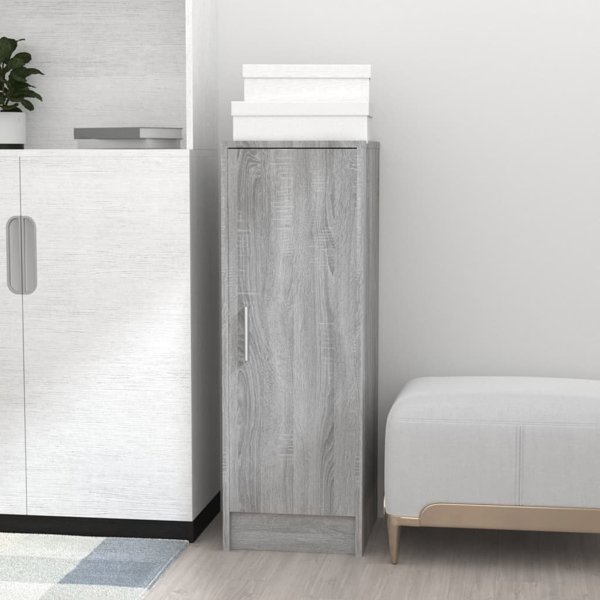 vidaXL Ντουλάπι για παπούτσια, γκρι Sonoma δρυς, 32x35x92 εκ.