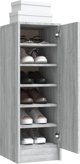 vidaXL Ντουλάπι για παπούτσια, γκρι Sonoma δρυς, 32x35x92 εκ.