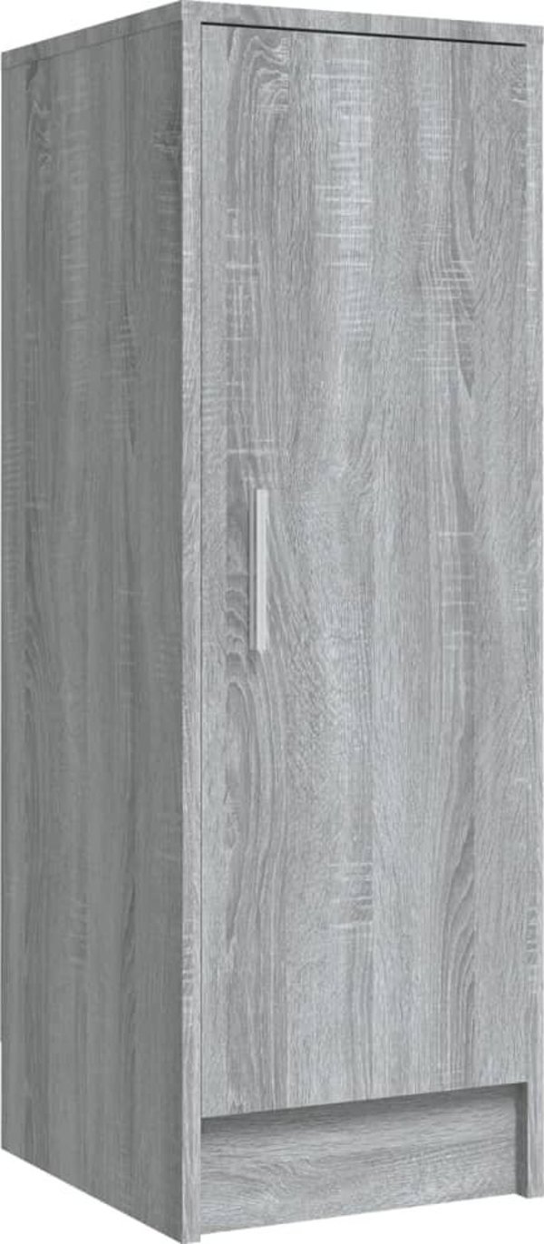 vidaXL Ντουλάπι για παπούτσια, γκρι Sonoma δρυς, 32x35x92 εκ.