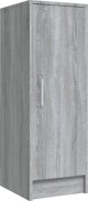 vidaXL Ντουλάπι για παπούτσια, γκρι Sonoma δρυς, 32x35x92 εκ.