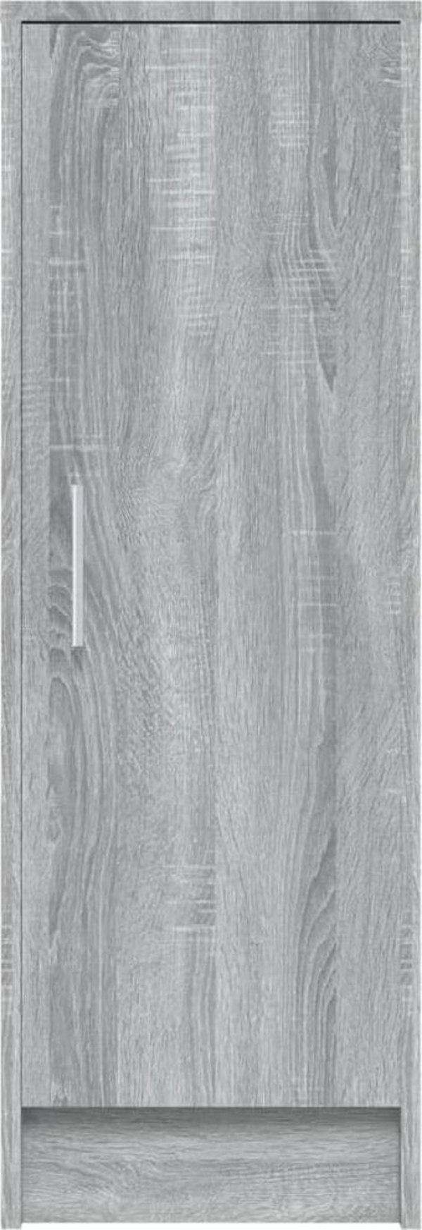 vidaXL Ντουλάπι για παπούτσια, γκρι Sonoma δρυς, 32x35x92 εκ.