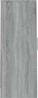 vidaXL Ντουλάπι για παπούτσια, γκρι Sonoma δρυς, 32x35x92 εκ.