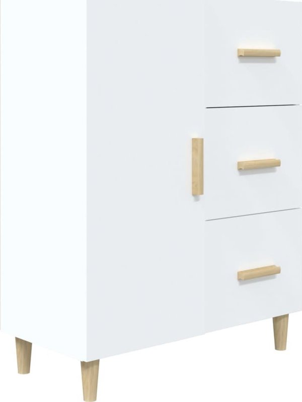 vidaXL Ντουλάπι, λευκό, 69,5x34x90 εκ, υλικό ξύλου
