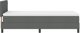 vidaXL Κρεβάτι Box Spring με Στρώμα 90x200 εκ. Σκούρο Γκρι Υφασμάτινο