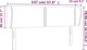 vidaXL Υποστηριγμα κεφαλιου uszak, σκουρο γκρι, 147x23x78/88 cm, βελούδο