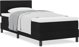 vidaXL Κρεβάτι Box Spring με Στρώμα Μαύρο 100x200 εκ. Υφασμάτινο