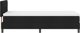 vidaXL Κρεβάτι Box Spring με Στρώμα Μαύρο 100x200 εκ. Υφασμάτινο