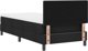 vidaXL Κρεβάτι Box Spring με Στρώμα Μαύρο 100x200 εκ. Υφασμάτινο