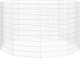 vidaXL Κλουβί για κουνέλι, 10 πάνελ, 54x100 cm, γαλβανισμένος σίδηρος