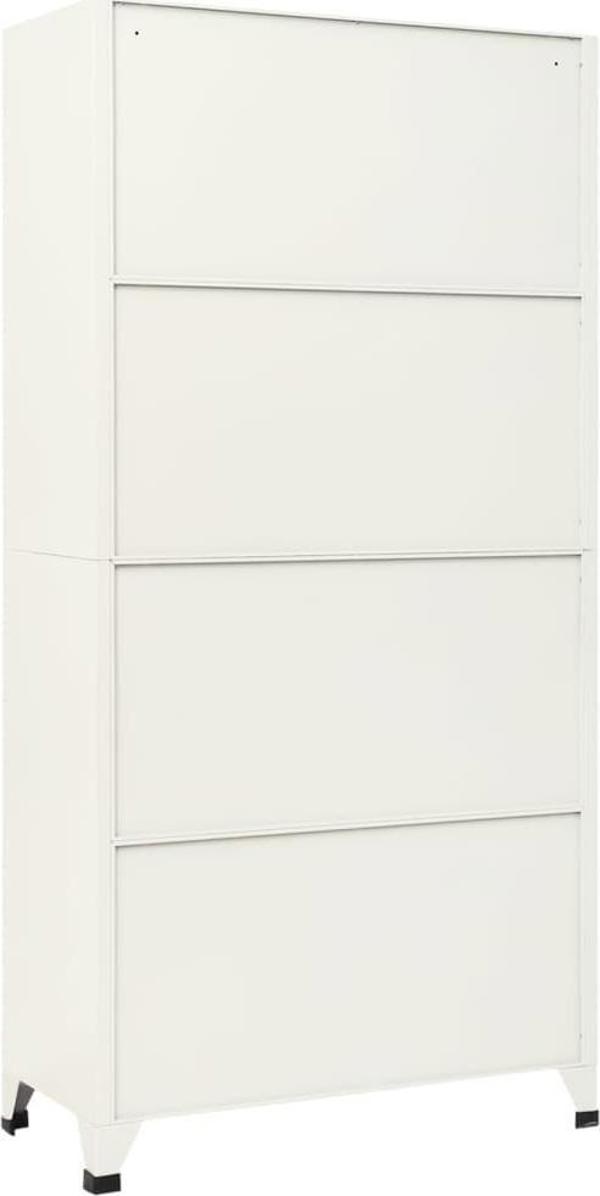 vidaXL vidaXL Szafka zamykana na klucz, szaro-niebieska 90x45x180 cm, stalowa