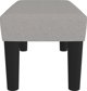 vidaXL Παγκάκι ανοιχτού γκρι, 70x30x30 cm, επενδυμένο με ύφασμα