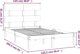 vidaXL Rama lozka biala lite drewno 120x200 cm