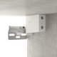 vidaXL Κρεμαστό ντουλάπι τηλεόρασης, αποχρώσεις σκυροδέματος, από ξύλινο υλικό