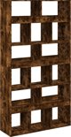 vidaXL Ράφι, καπνιστή δρυς, 100x33x187,5 εκ.