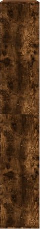 vidaXL Ράφι, καπνιστή δρυς, 100x33x187,5 εκ.