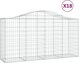 vidaXL Kosze gabionowe, 18 τεμ, 200x50x100/120 εκ, γαλβανιζέ σίδηρος