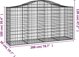 vidaXL Kosze gabionowe, 18 τεμ, 200x50x100/120 εκ, γαλβανιζέ σίδηρος