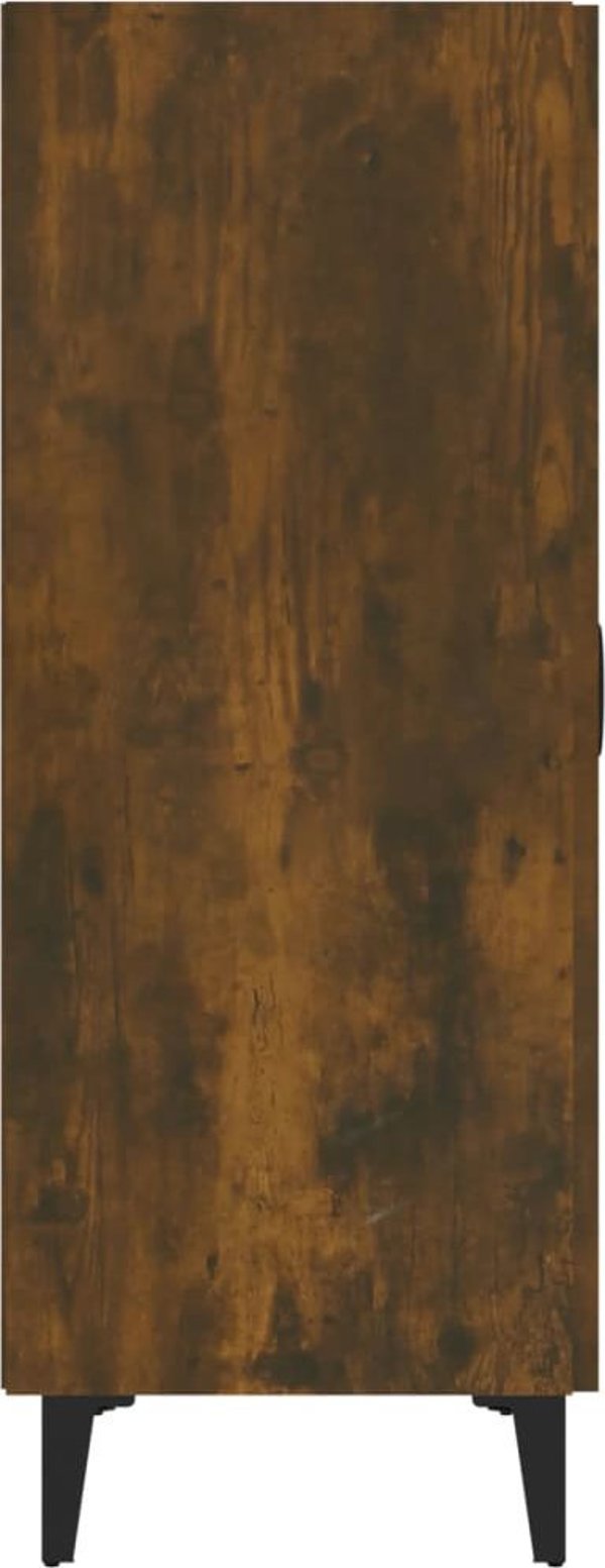 vidaXL Ντουλάπι, απόχρωση καπνισμένης δρυός, 70x34x90 cm, υλικό ξύλου σύνθετο