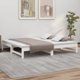 vidaXL Lozko rozsuwane biale 2x(90x190) cm lite drewno sosnowe