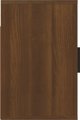 vidaXL Κρεμαστά κομοδίνα, σετ 2 τμχ, καφέ δρυς, 50x30x47 cm