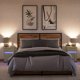 vidaXL Κομοδίνα με φωτισμό LED, 2 τεμάχια, δρυς Sonoma, υλικό ξύλου