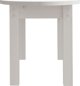 vidaXL Τραπεζάκι σαλονιού, λευκό, 80 x 40 x 35 εκ., ελαφρύ ξύλο πεύκου