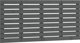 vidaXL Κεφαλάρι κρεβατιού, γκρι, 126x3x63 εκ., από μασίφ ξύλο πεύκου