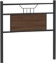 vidaXL Προσκέφαλο Κρεβατιού, Καφέ Δρυς, 75 cm
