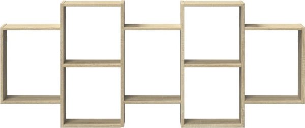 vidaXL Ραφι Τοιχου Δρυος Sonoma 159x18x65 εκ.