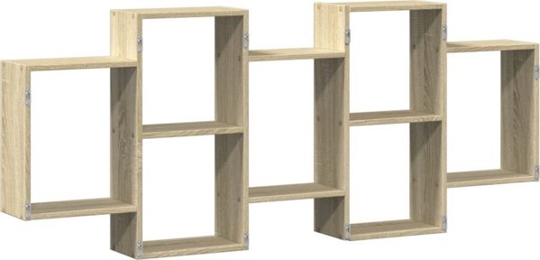 vidaXL Ραφι Τοιχου Δρυος Sonoma 159x18x65 εκ.