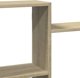 vidaXL Ραφι Τοιχου Δρυος Sonoma 159x18x65 εκ.