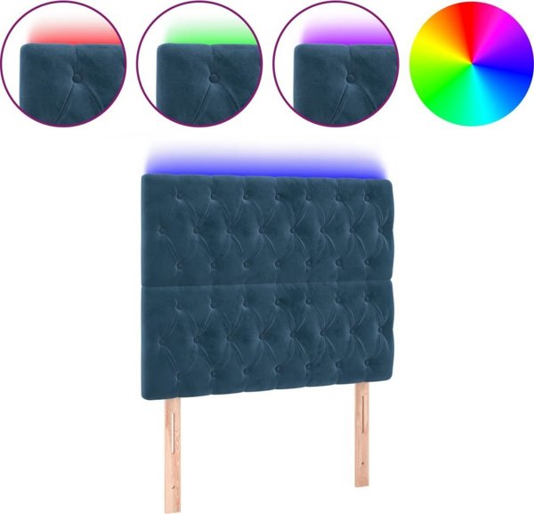vidaXL Zaglohek do kotzena me LED skouroble